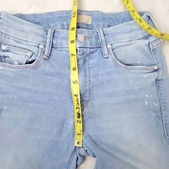 MOTHER Sacred Looker in Nice Shot Light Wash Skinny Size 24 - Picture 9 of 11